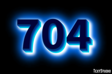 704 Text Effect