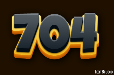 704 Tekst Effect