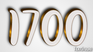 1700 Efecto de Texto