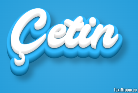 Çetin Efecto de Texto