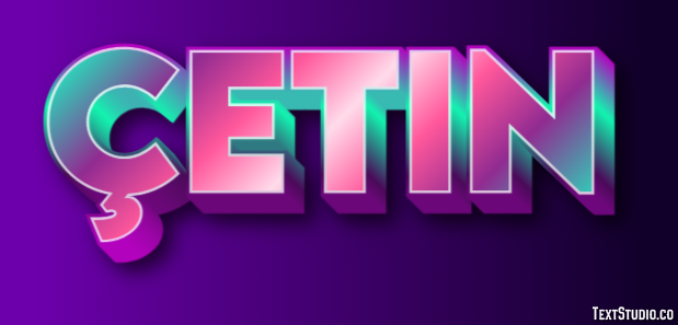 Çetin Efecto de Texto