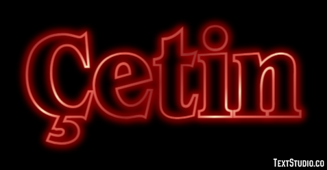 Çetin Efecto de Texto