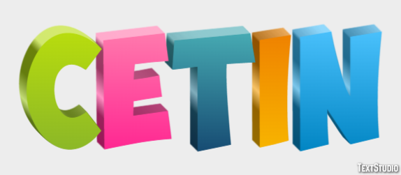 Çetin Efecto de Texto