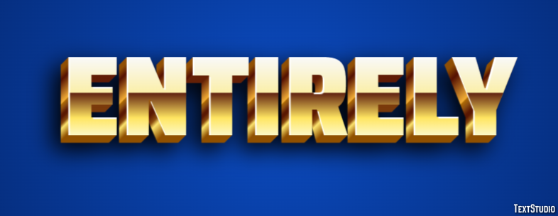 Entirely Text Effect