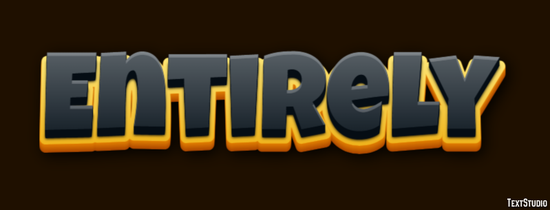 Entirely Text Effect
