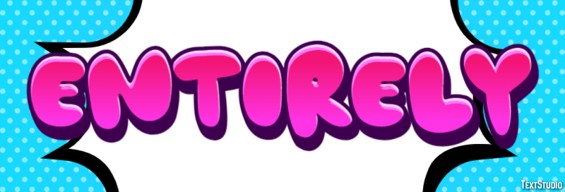 Entirely Text effect