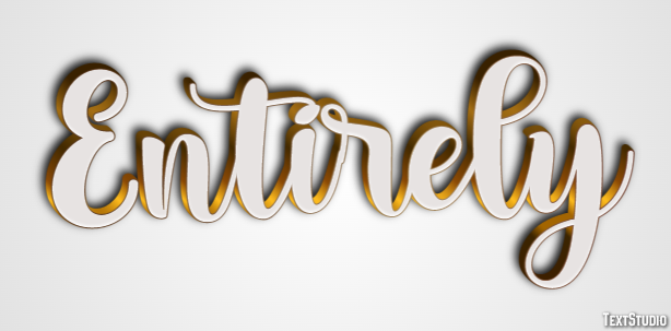 Entirely Text Effect