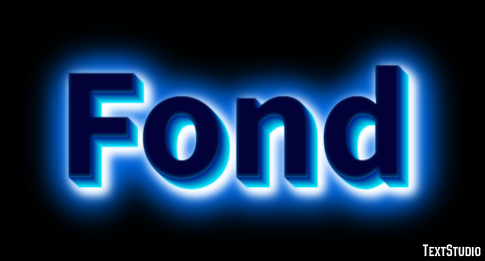 Fond Efeito de texto