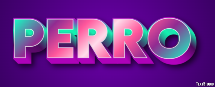 Perro Efecto de texto