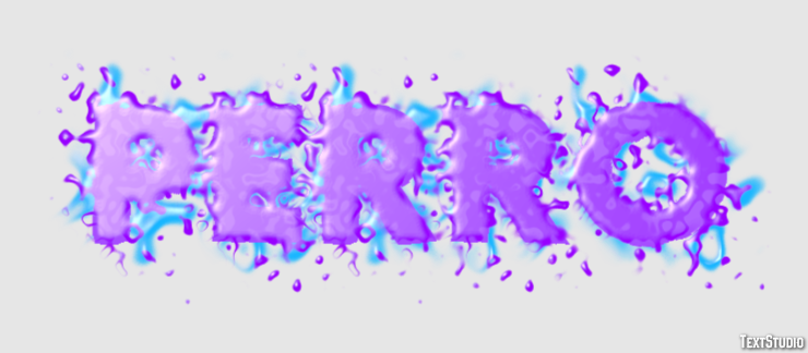 Perro Efecto de texto