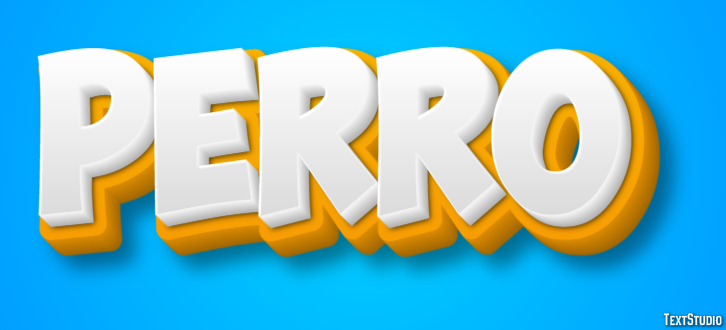 Perro Efecto de texto