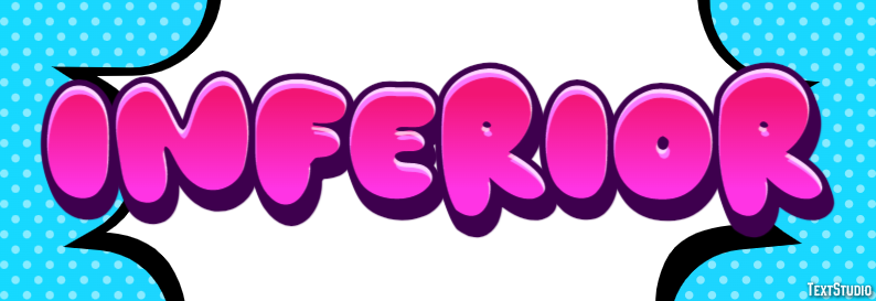 Inferior Effetto testo