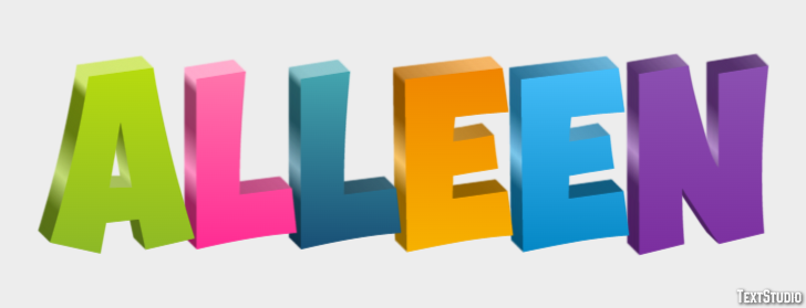 Alleen Effet de Texte