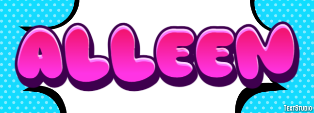 Alleen Эффект текста