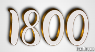 1800 Эффект текста