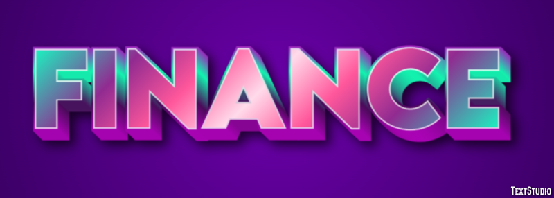 Finance Text Effect
