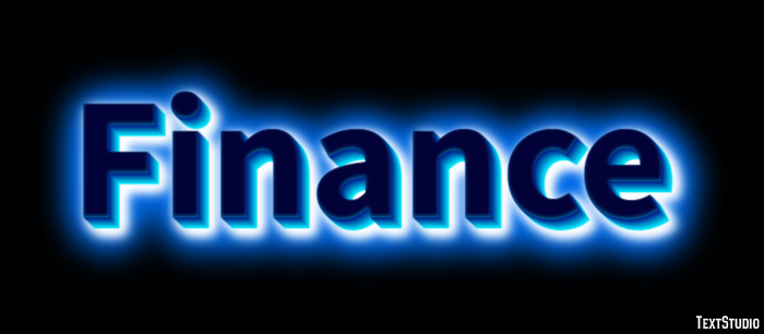 Finance Efecto de Texto