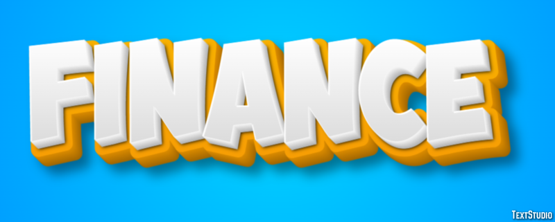 Finance Efeito de texto