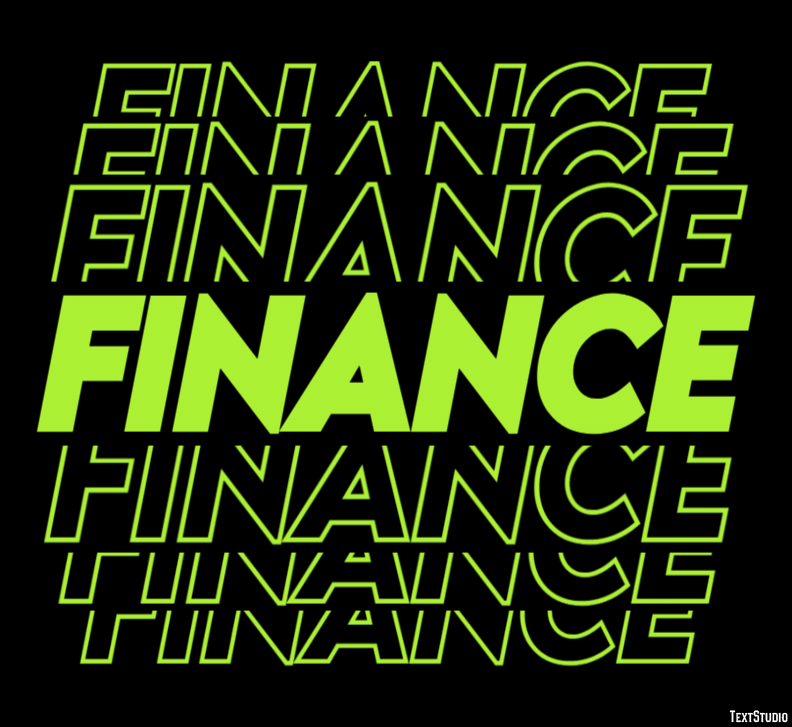 Finance Эффект текста