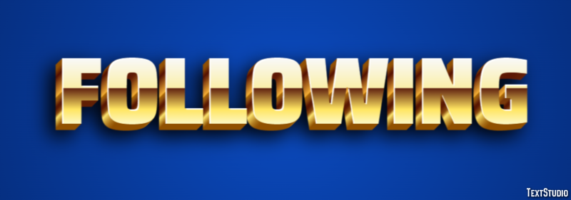 Following Efecto de Texto