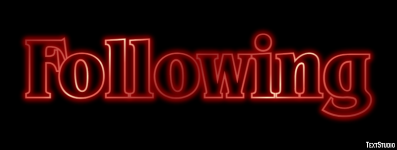 Following Text Effect