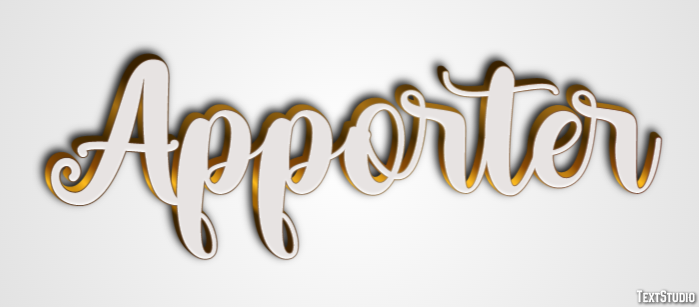 Apporter Effet de Texte