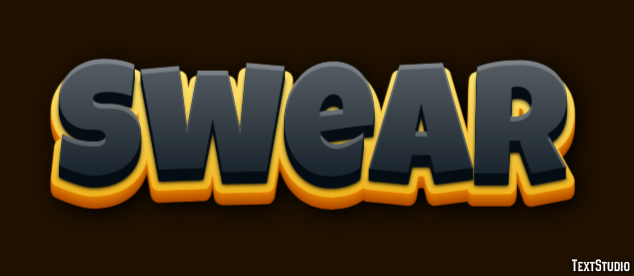 Swear Text Effect