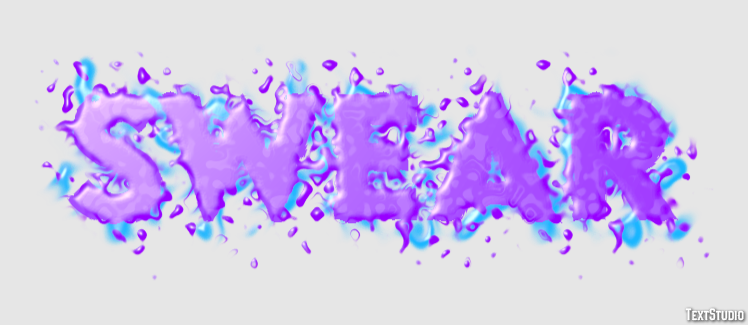 Swear Text Effect