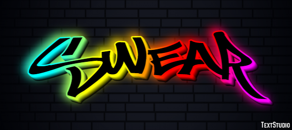 Swear Text Effect