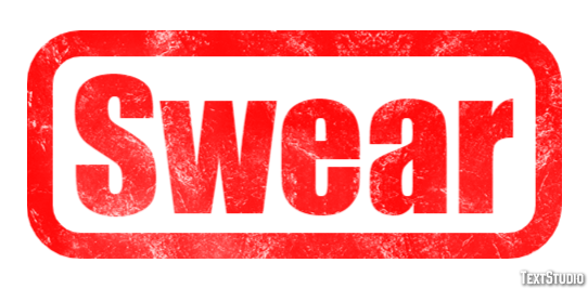 Swear Text Effect