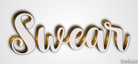 Swear Text Effect