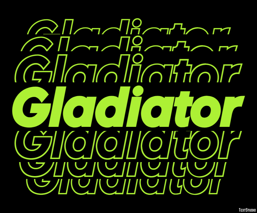 Gladiator Text Effect