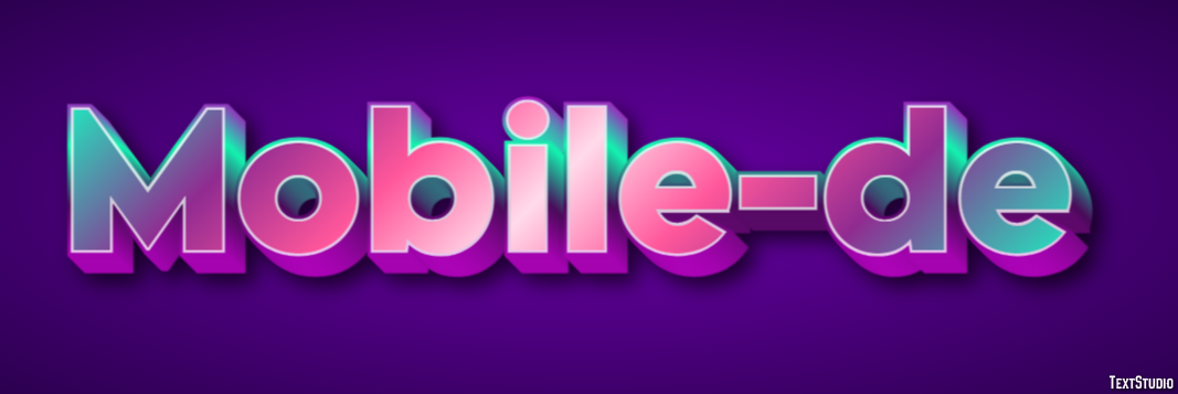 Mobile-de Tekst Effect