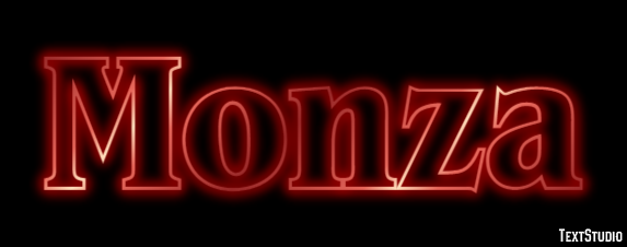 Monza Efekt tekstowy