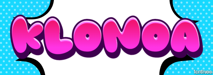 Klonoa Efekt tekstowy