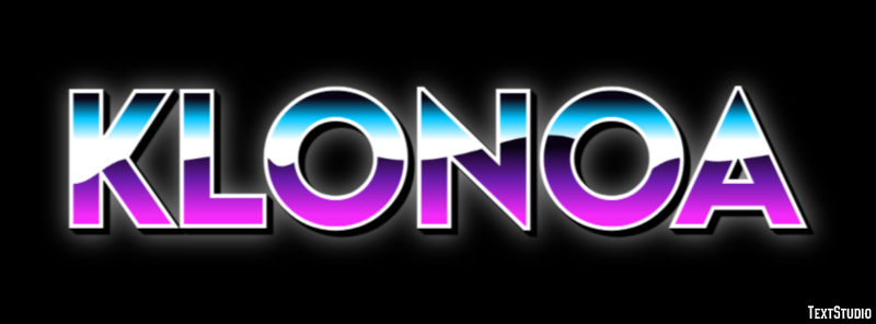 Klonoa Efekt tekstowy