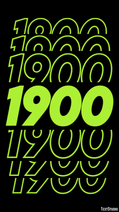 1900 テキスト効果