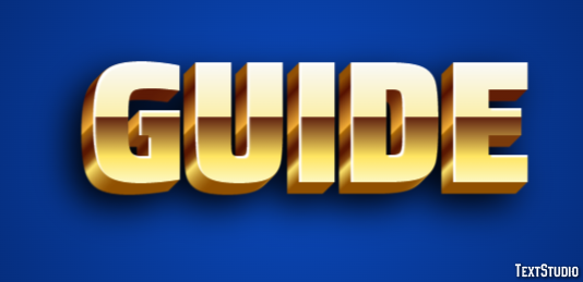 Guide Text Effect