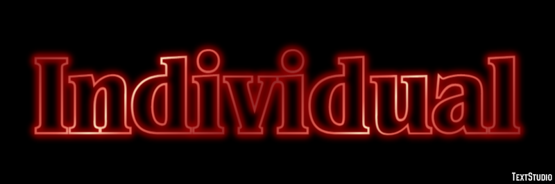 Individual Tekst Effect
