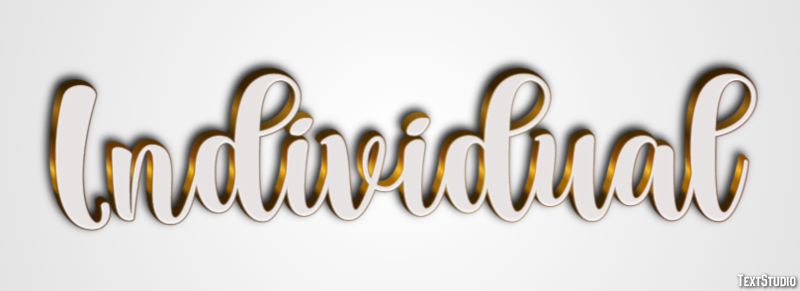 Individual Text Effect