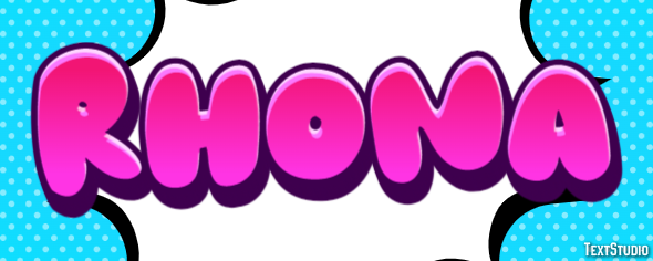 Rhona Effet de texte