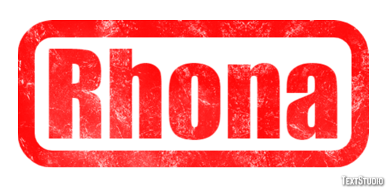 Rhona Effet de texte