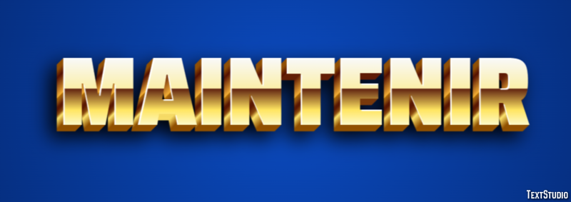 Maintenir Effet de Texte