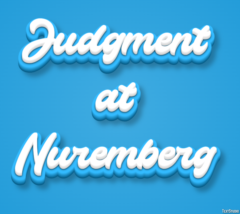 Judgment at Nuremberg Efecto de Texto
