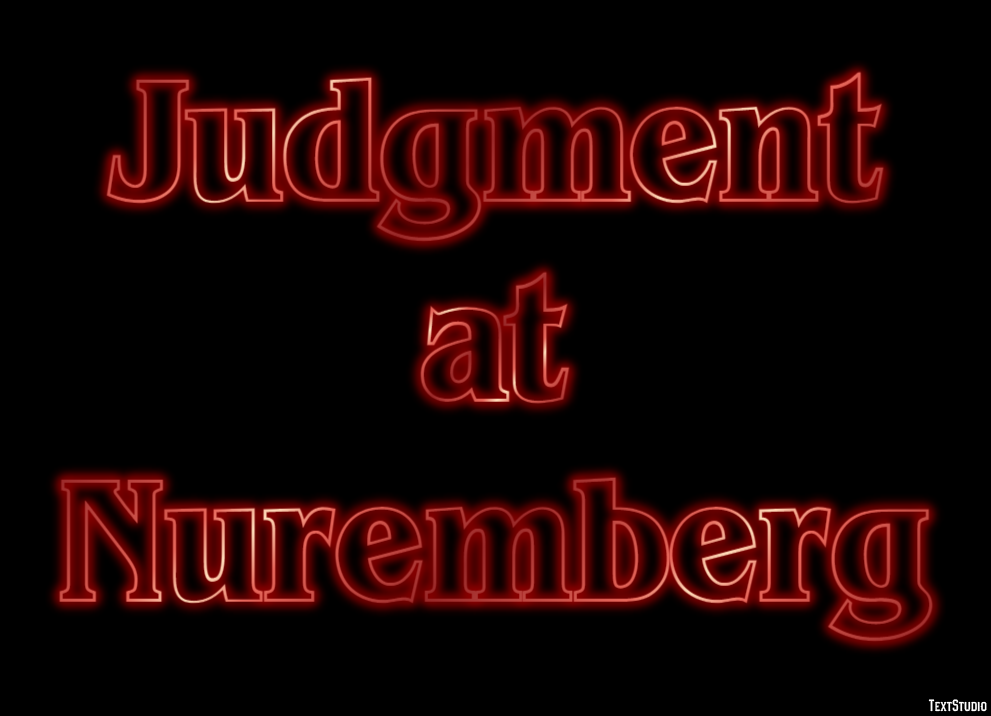 Judgment at Nuremberg Efecto de Texto