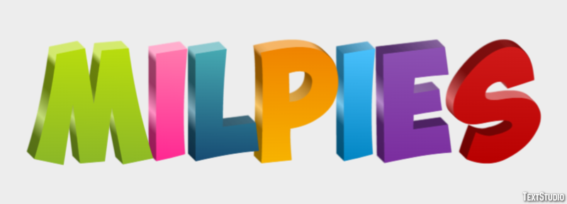 Milpiés Efecto de Texto
