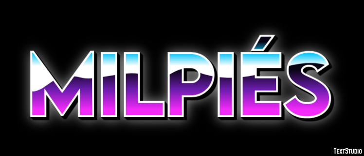 Milpiés Efecto de Texto