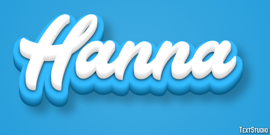 Hanna Tekst Effect