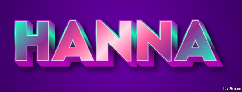 Hanna Tekst Effect