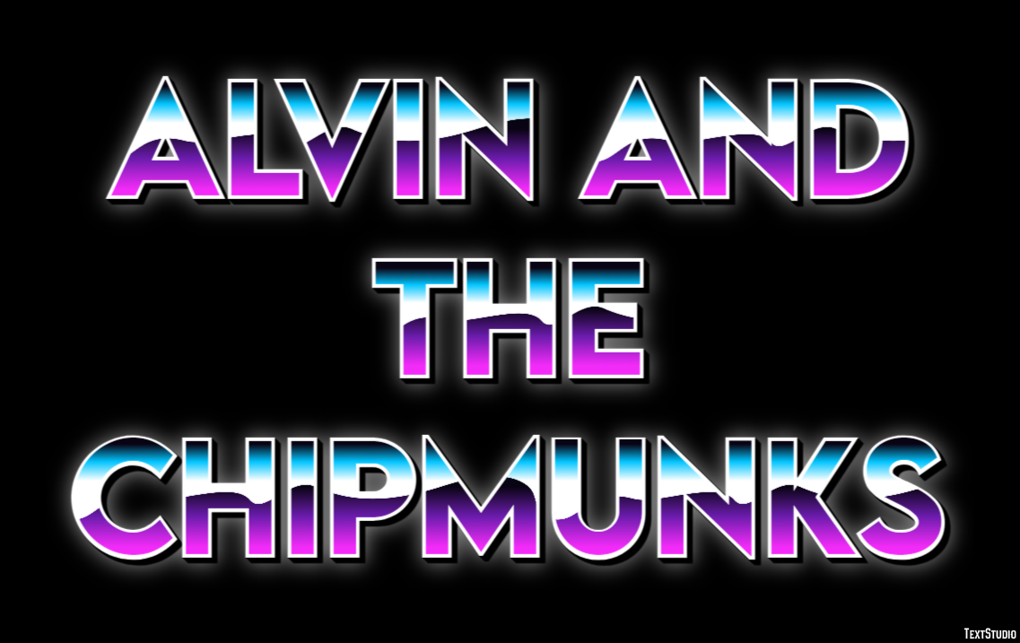 Alvin and the Chipmunks Text Effect